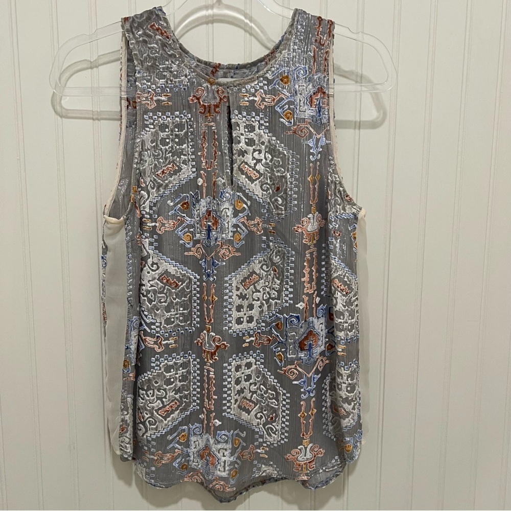 HD in Paris Multicolor Patterned Tank Top